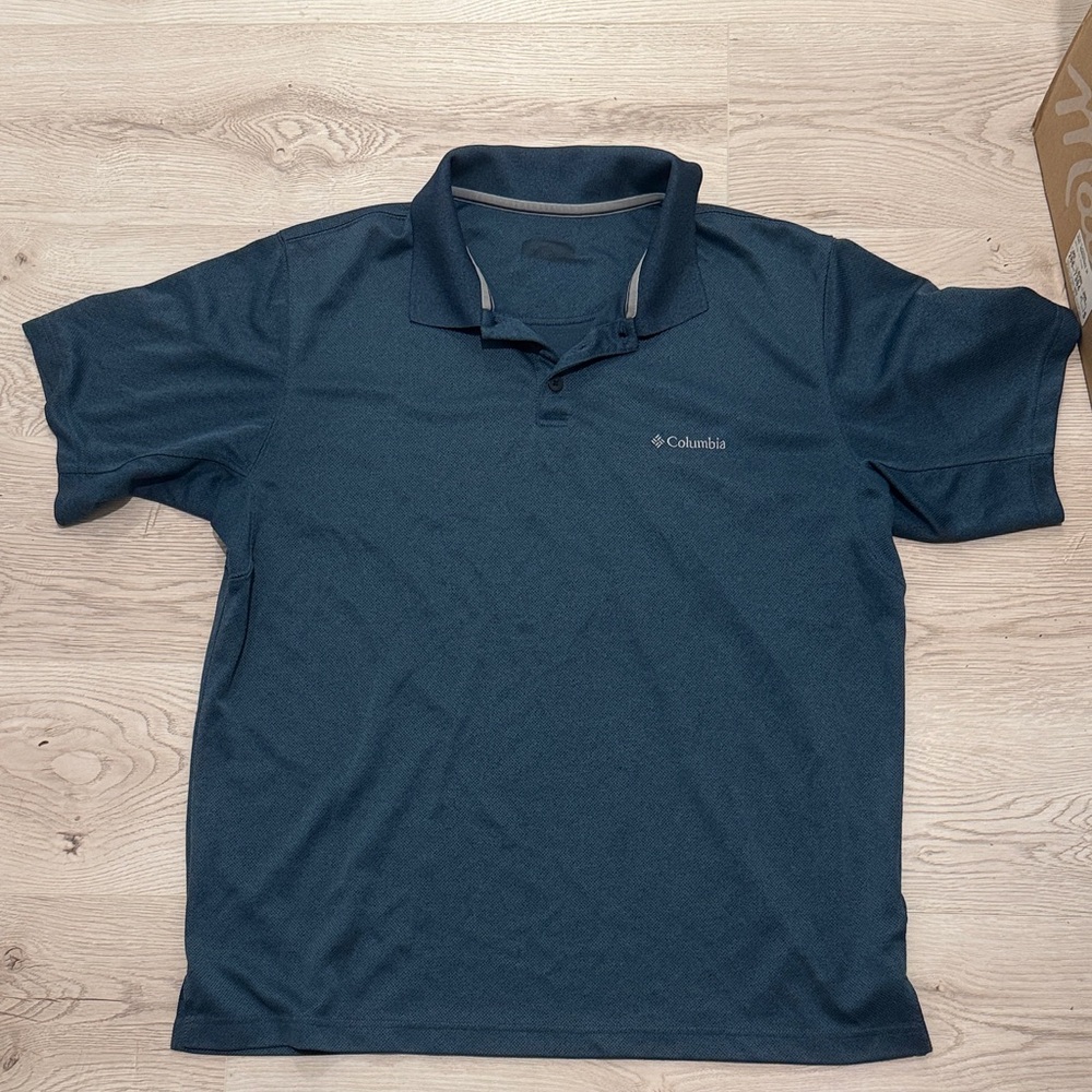 Columbia Men's Deep Teal Performance Polo